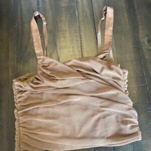 Rouched Crop Top
